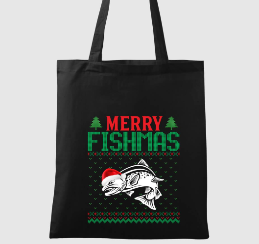 Merry fishmas karácsonyi horgá...