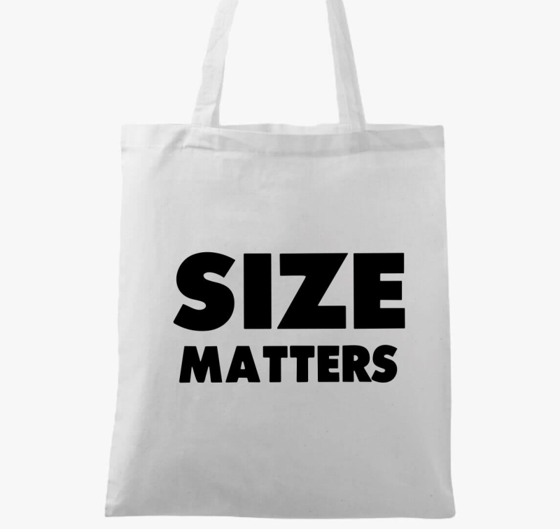 Size Matters vászontáska