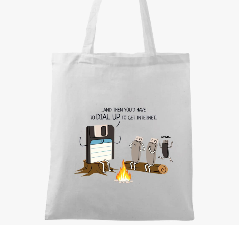 Dial up vászontáska