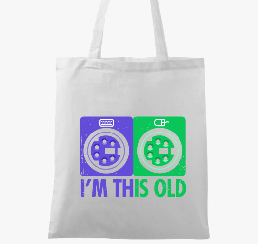 Im this old vászontáska