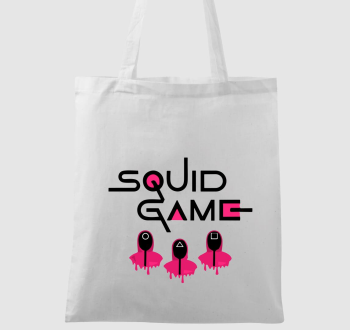 Squid Game feliratú vászontáska