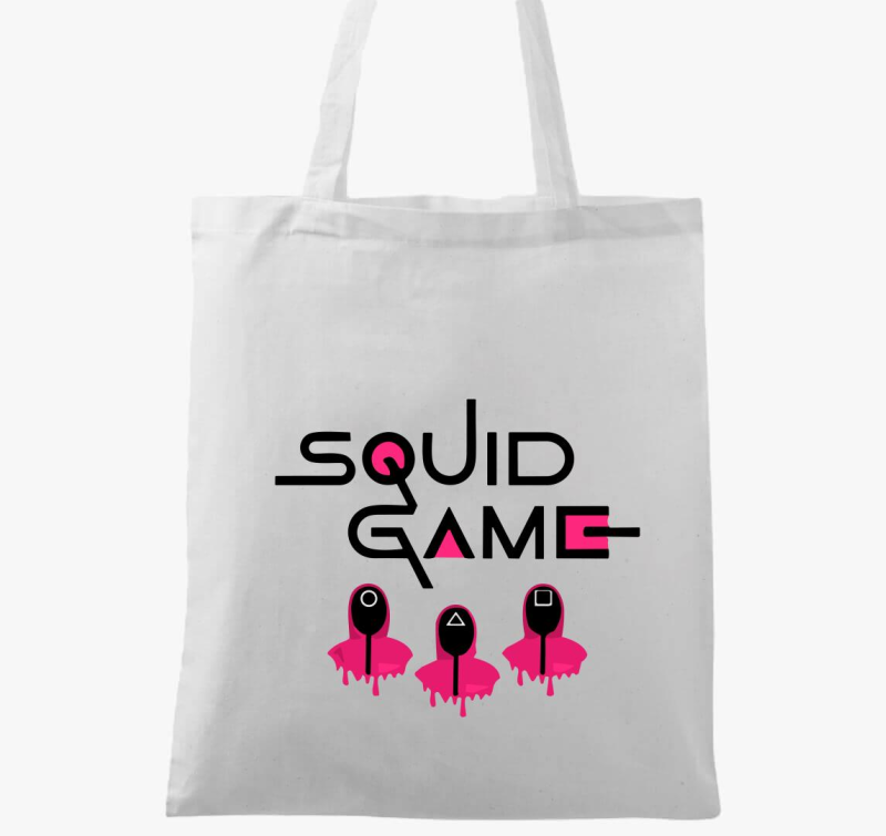 Squid Game feliratú vászontáska