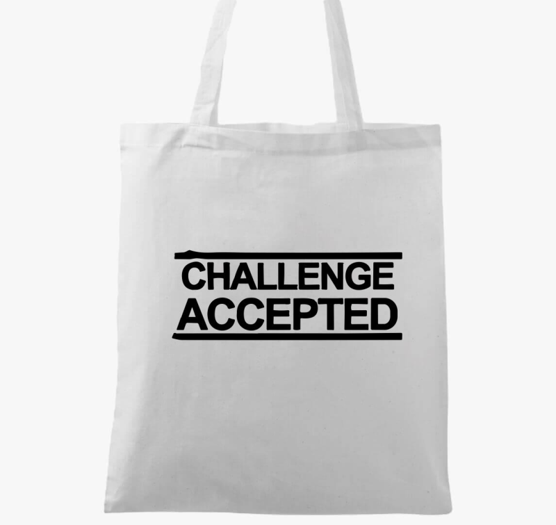 Challenge accepted vászontáska