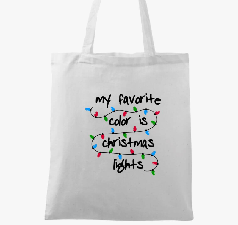 Xmas lights vászontáska