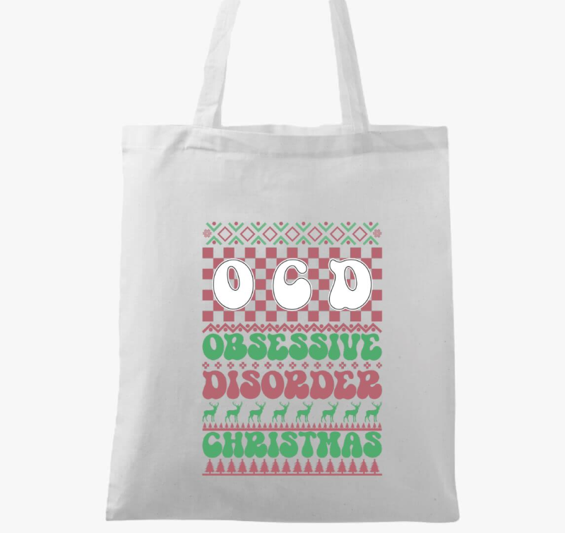 OCD xmas vászontáska