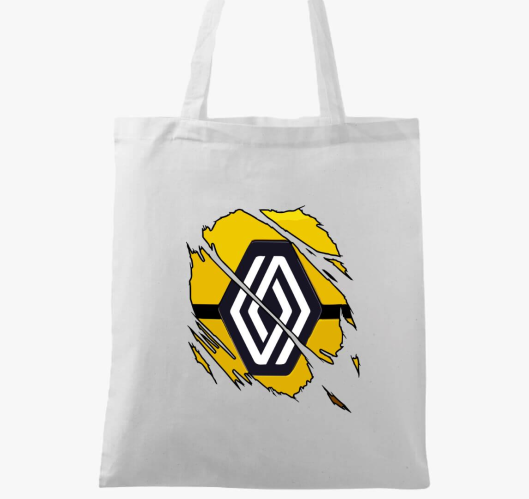 Repedezett Renault vászontáska...