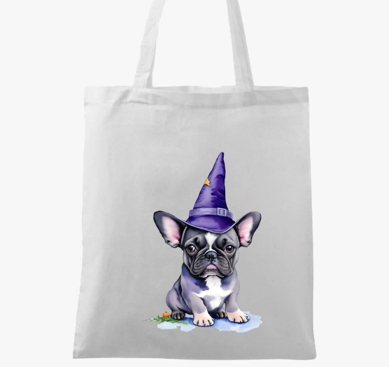 Halloween francia vászontáska