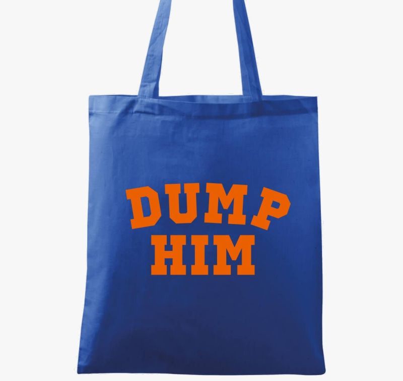 DUMP HIM orange vászontáska