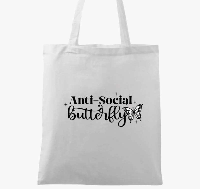 Antisocial butterfly vászontáska
