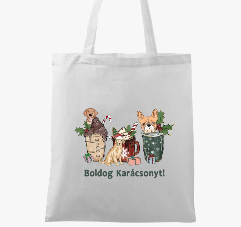 Kutya XMAS vászontáska