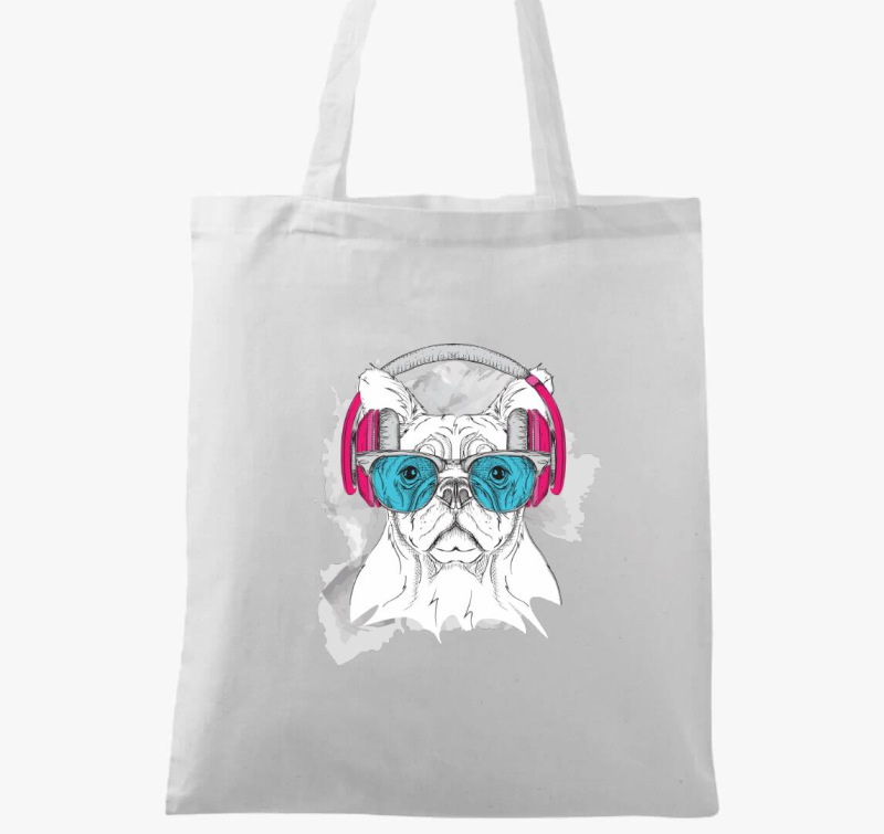 Frenchie Headphones vászontáska