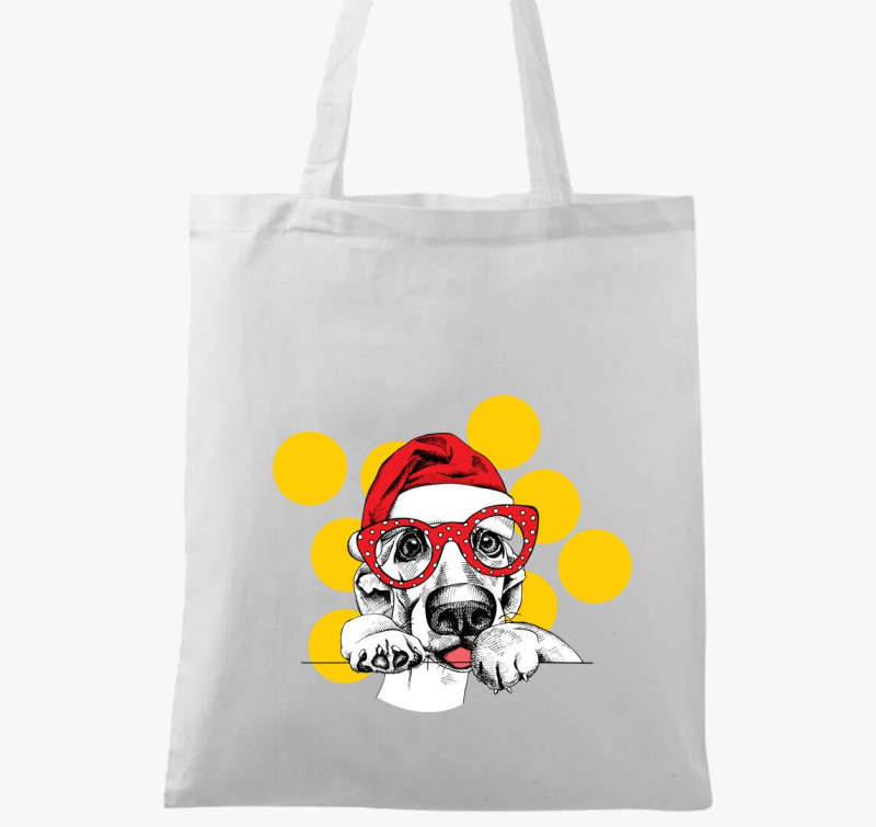 Santa dog vászontáska