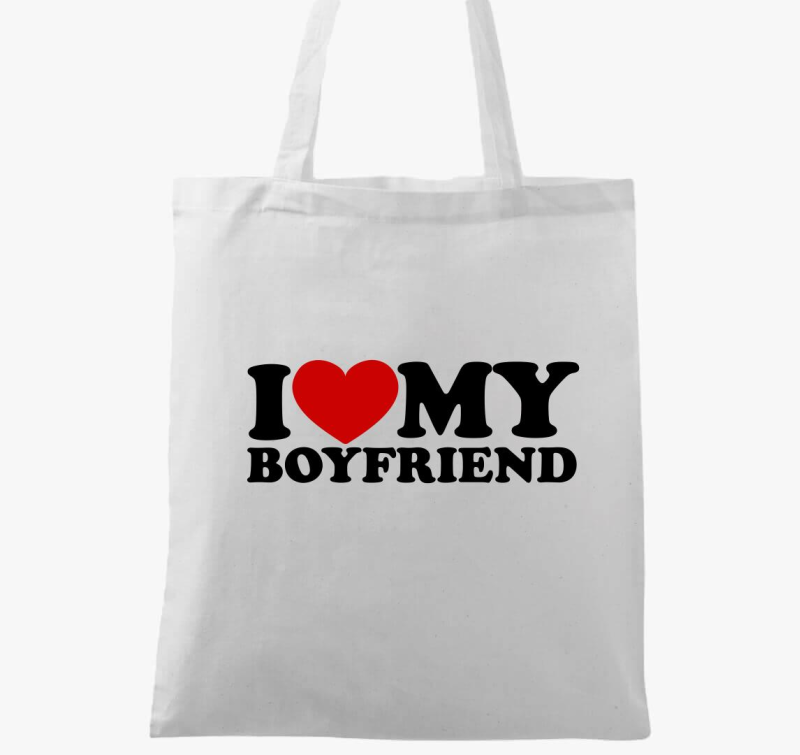 I love my boyfriend vászontáska