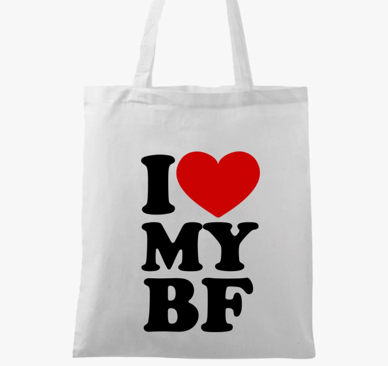 I love my bf vászontáska