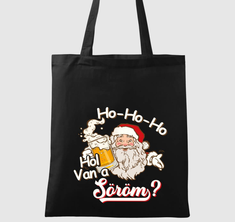 Ho ho hol van a söröm vászontáska