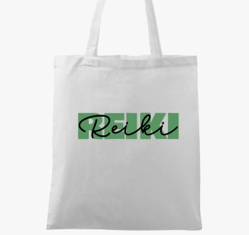 Reiki zöld vászontáska