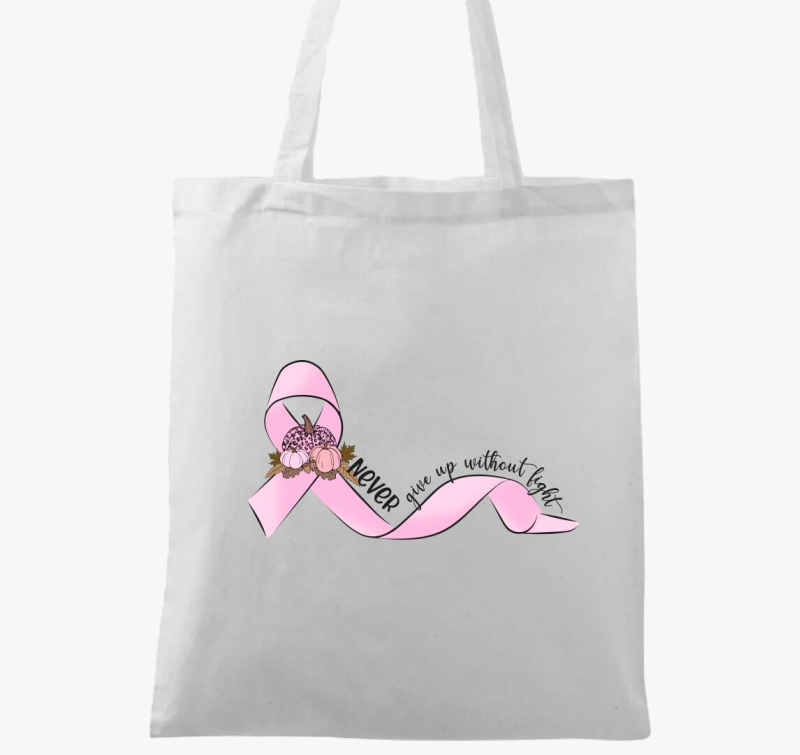 Pink ribbon vászontáska