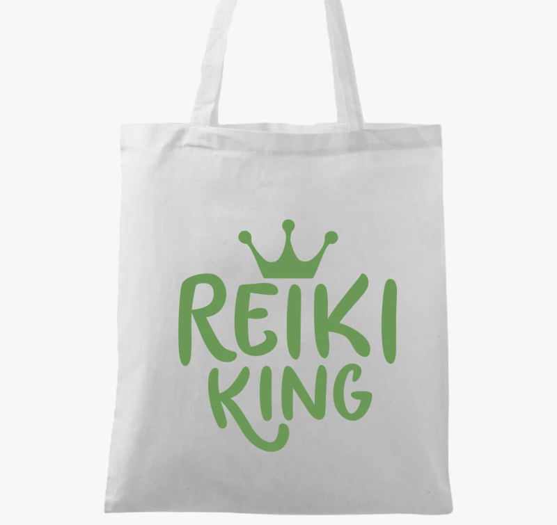 Reiki king zöld vászontáska