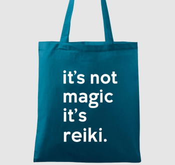 reiki not magic vászontáska