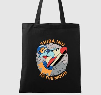 Shiba inut a holdra vászontáska