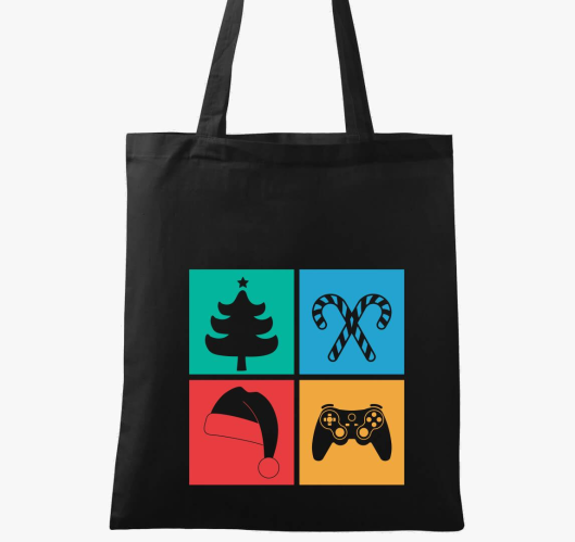 Gamer karácsonyos vászontáska...
