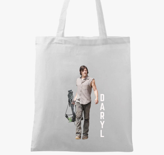 Daryl felirattal vászontáska