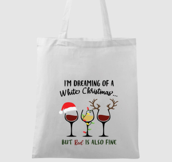 Wine Christmas vászontáska