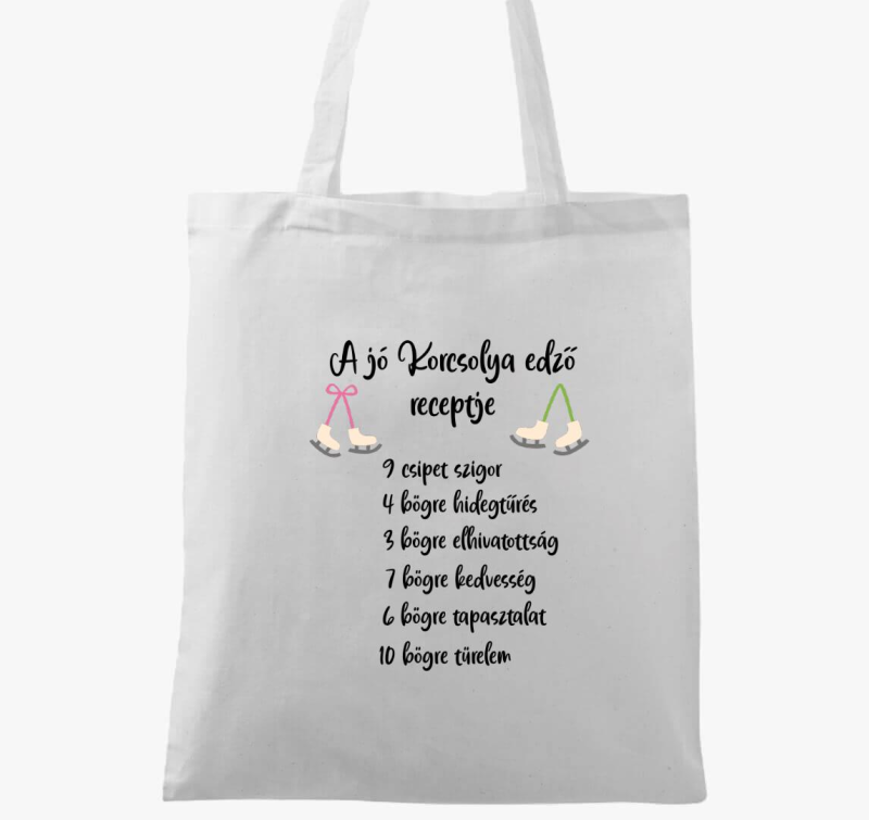 Korcsolya edző vászontáska