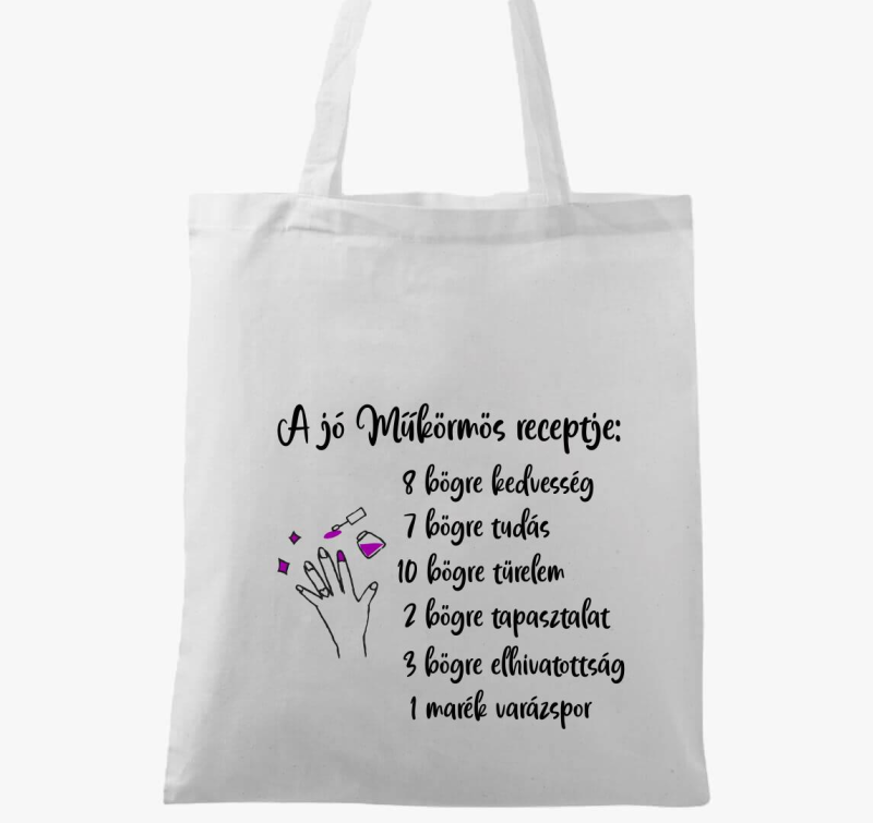 A jó Műkörmös vászontáska