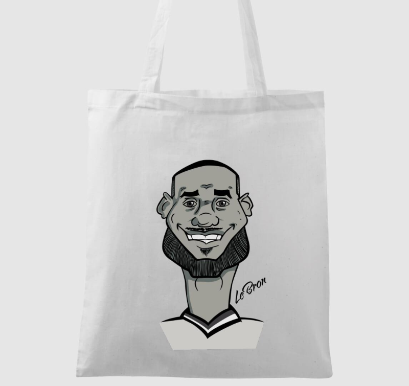 LeBron caricature vászontáska