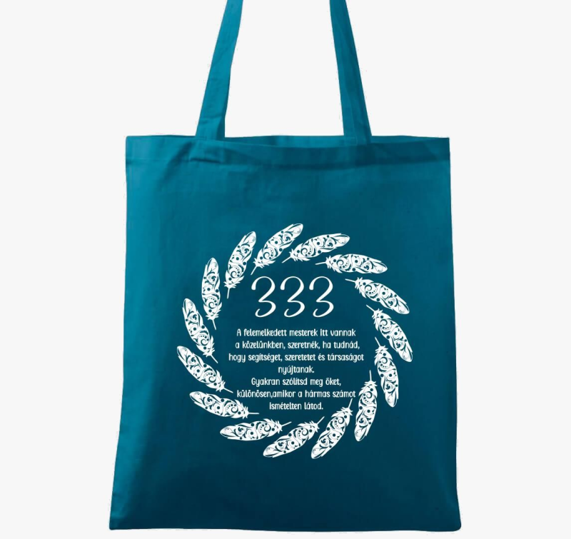 333 angyali szám vászontáska