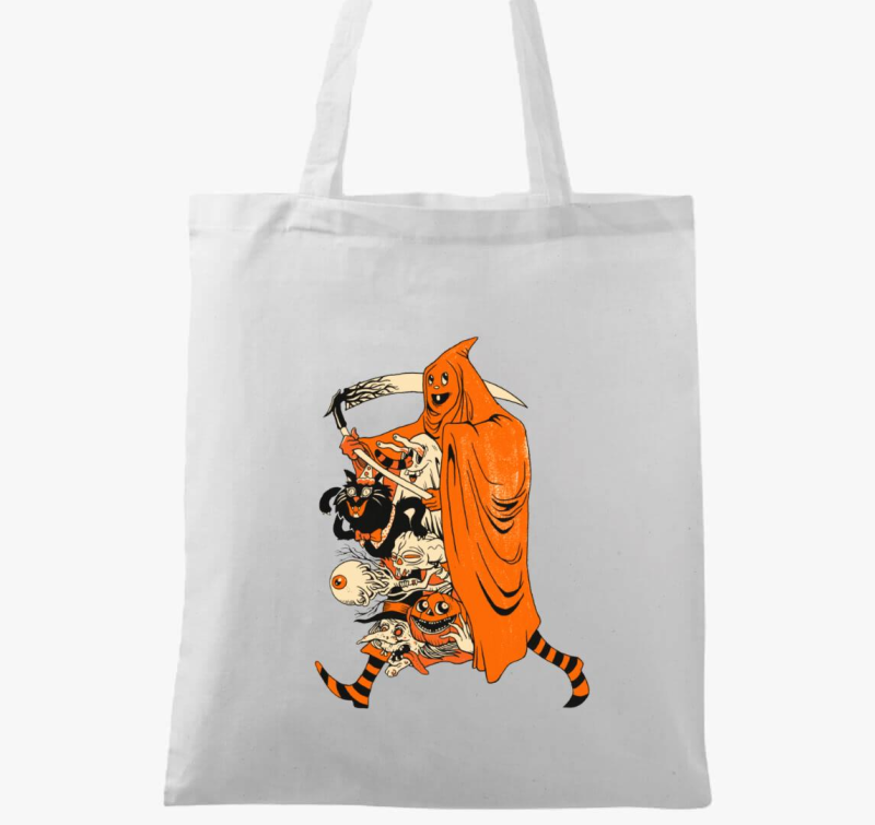 Halloween-es ijesztő vászontáska