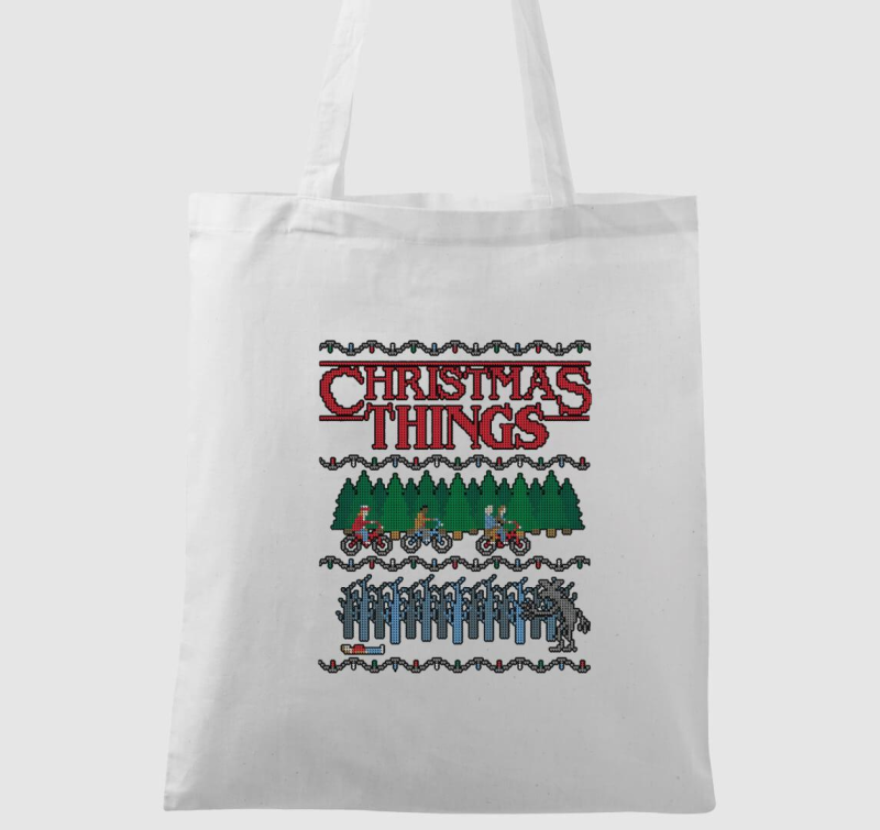 Christmas Things - Stranger Things vászontáska