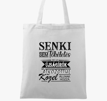 Újságíró vászontáska
