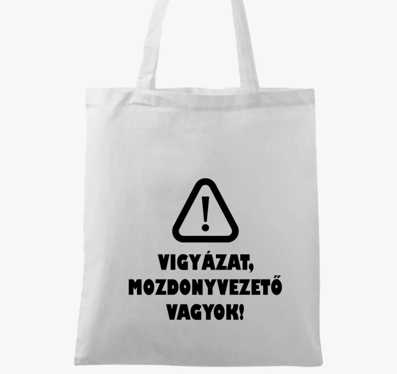 Mozdonyvezető vagyok vászontáska