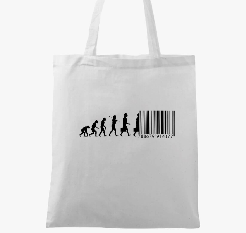 Barcode evolúció vászontáska