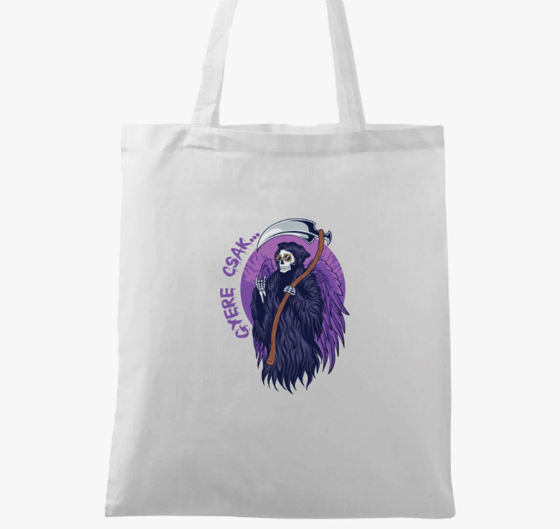 Kaszás halloweeni vászontáska