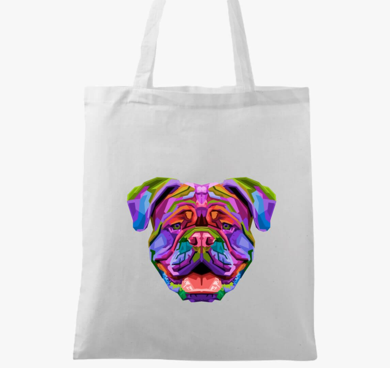 Bulldogos vászontáska 