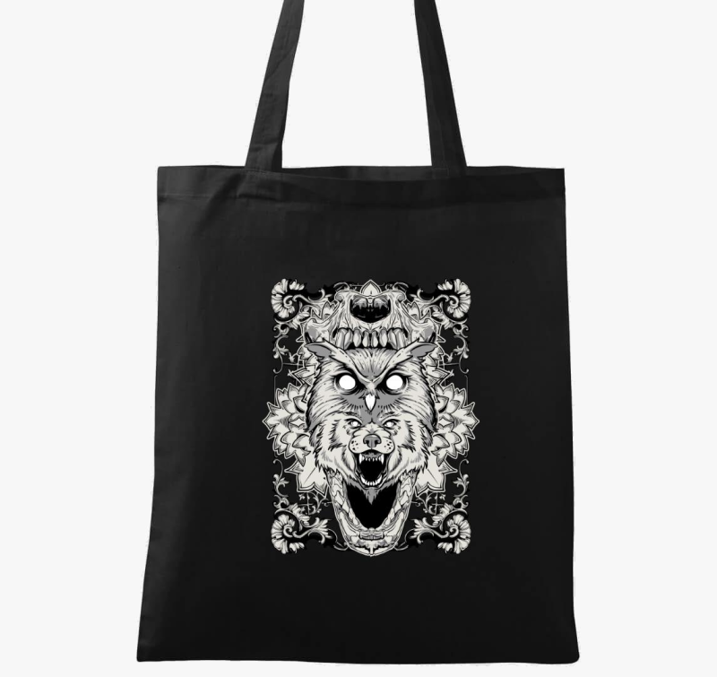 Farkasfejes vászontáska