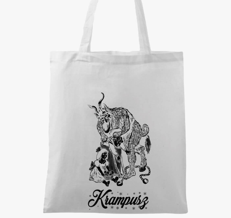 Krampuszos vászontáska