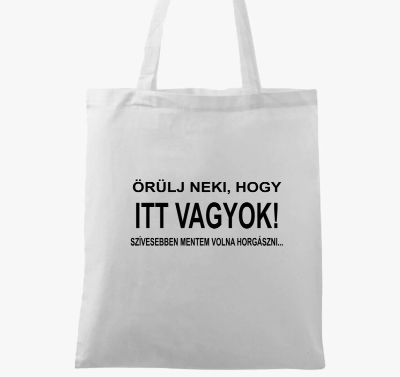 Inkább mentem volna horgászni vászontáska