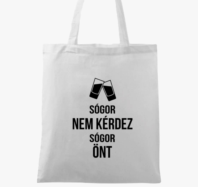 Sógor koccintós ajándék vászontáska
