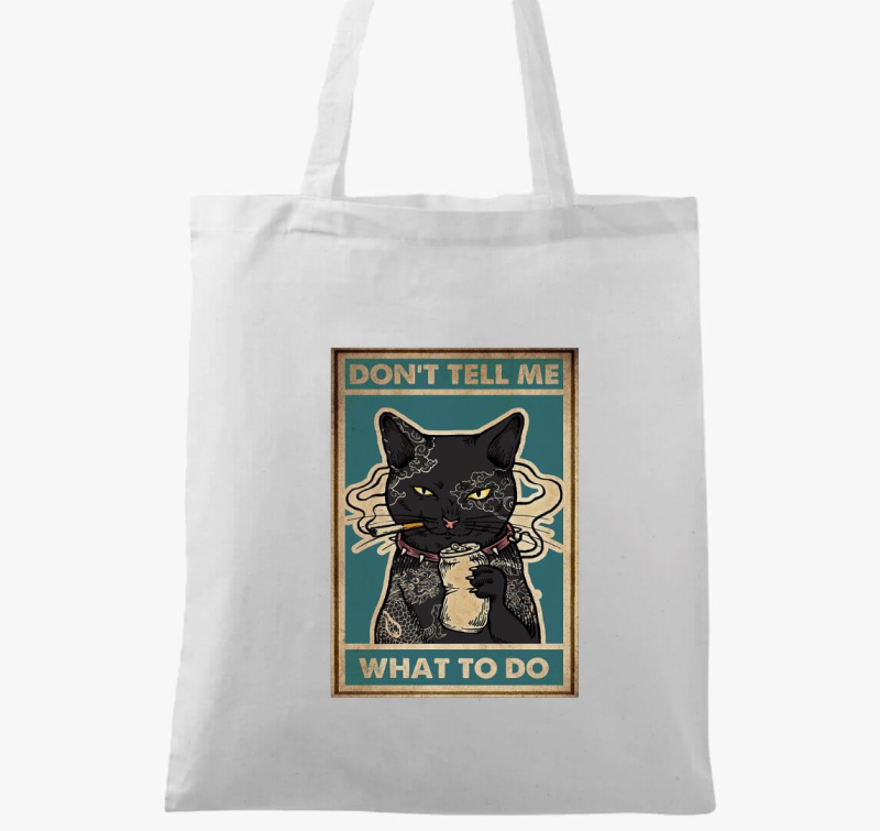 Ne mondd meg nekem... macskás vászontáska