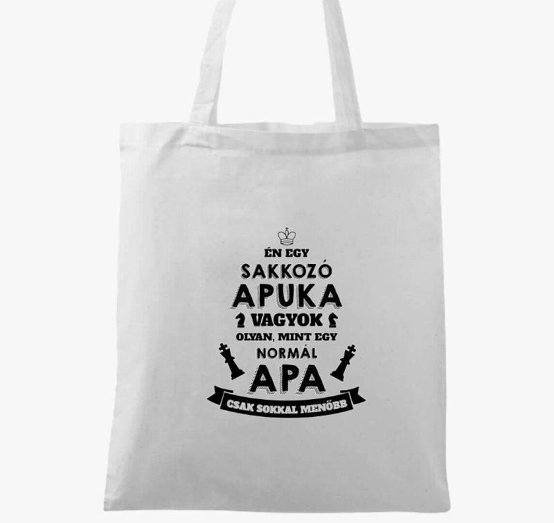 Sakkozó apuka vászontáska