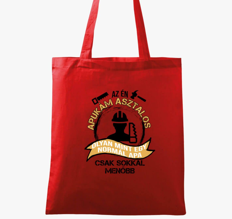 Asztalos az apukám vászontáska