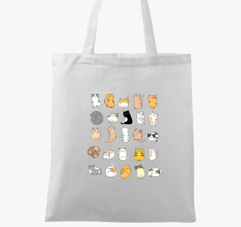 Sok-sok cuki cica vászontáska