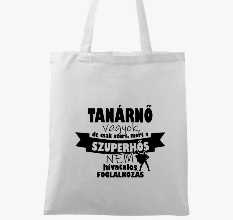 Szuper tanárnős vászontáska