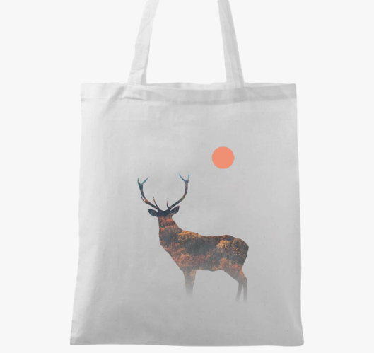 Szarvas naplementében vászontá...