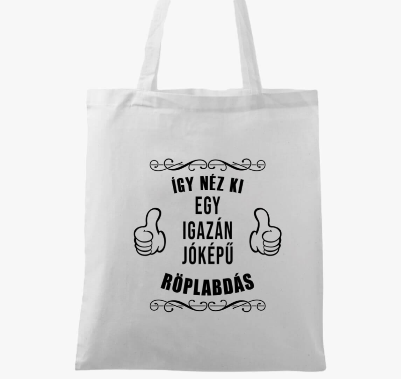 Jóképű röplabdás vászontáska