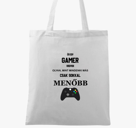 Menő gamer vászontáska (xbox v...